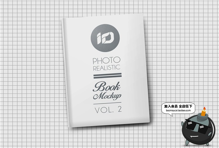 图片[15]-硬封精装图书书籍书本外观内页效果展示贴图文创样机PSD模板素材-设计猿