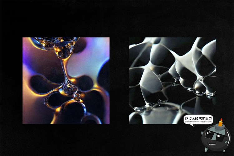 图片[10]-4K微观艺术抽象未来梦幻科幻液体水晶玻璃近距离背景JPG图片素材-设计猿