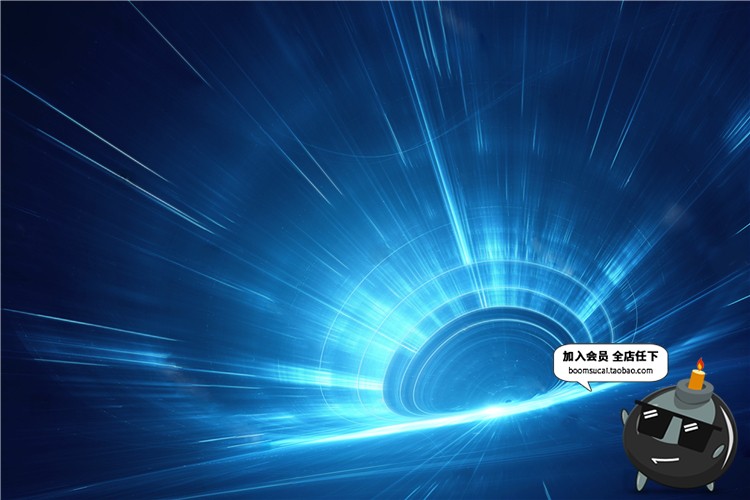 图片[5]-唯美大气科幻光效特效炫酷未来时光隧道背景海报PSD模板设计素材-设计猿