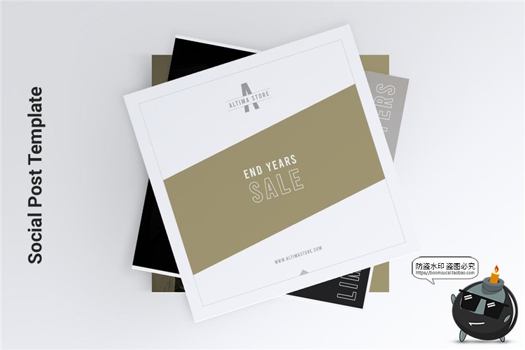 图片[3]-时尚简约经典大气时装店新品海报宣传广告图文排版PSD模板PS素材-设计猿