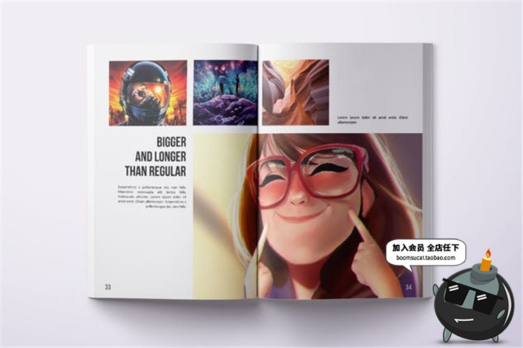 图片[18]-36页杂志企业宣传画册产品介绍图文排版A4规格设计PSD模板PS素材-设计猿