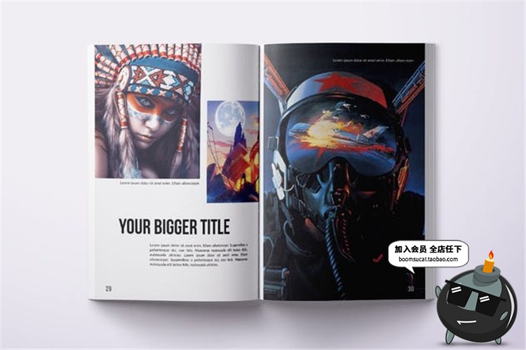 图片[19]-36页杂志企业宣传画册产品介绍图文排版A4规格设计PSD模板PS素材-设计猿