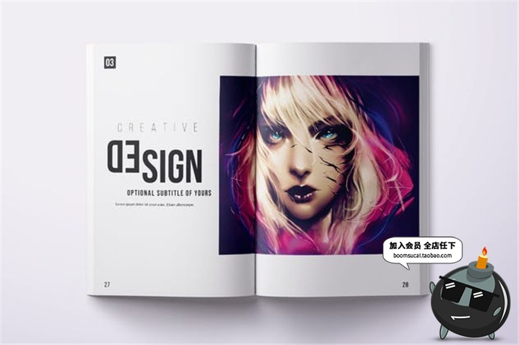 图片[20]-36页杂志企业宣传画册产品介绍图文排版A4规格设计PSD模板PS素材-设计猿