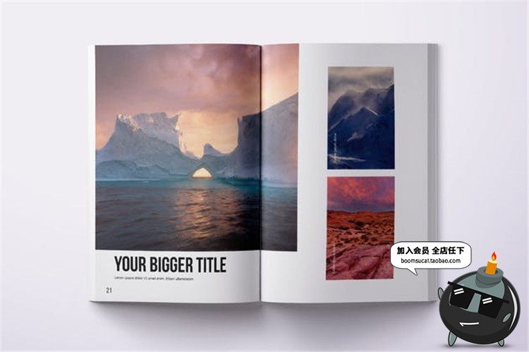 图片[24]-36页杂志企业宣传画册产品介绍图文排版A4规格设计PSD模板PS素材-设计猿