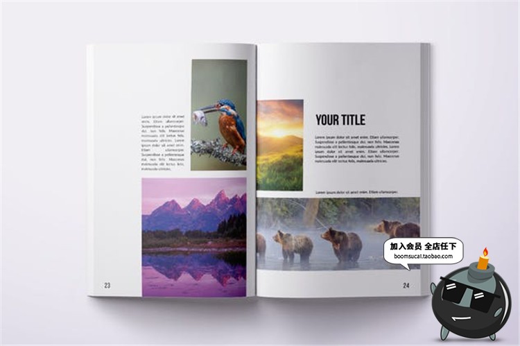 图片[25]-36页杂志企业宣传画册产品介绍图文排版A4规格设计PSD模板PS素材-设计猿