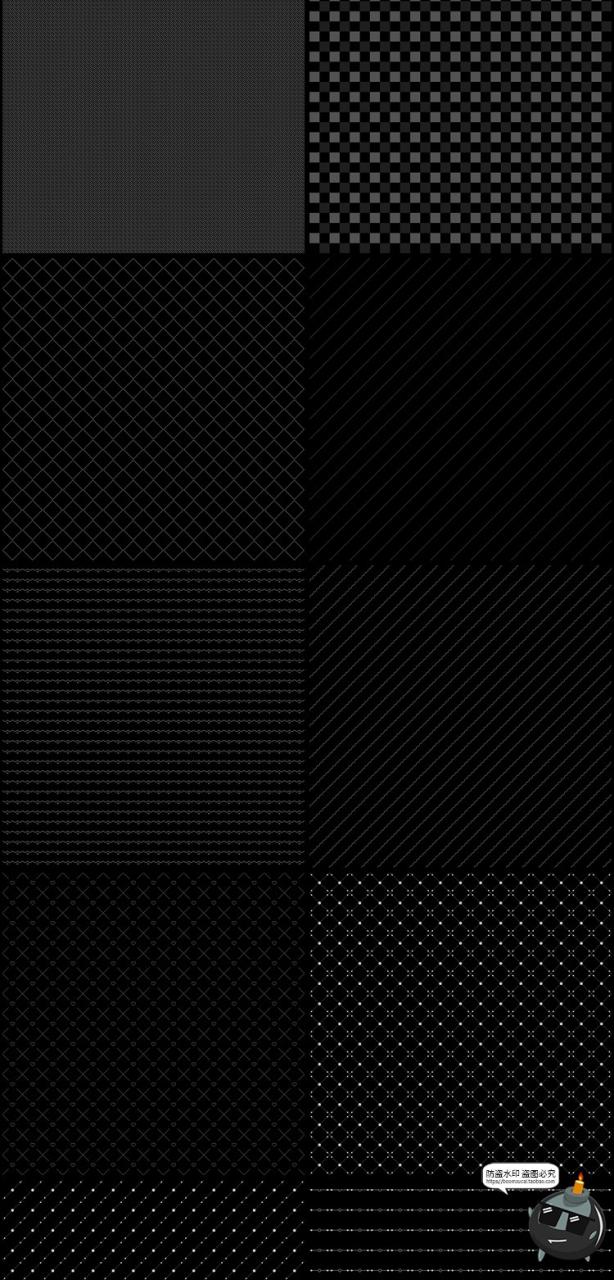 图片[2]-白色透明线条格子网格星空星光防盗水印底纹照片美化PNG免抠素材-设计猿