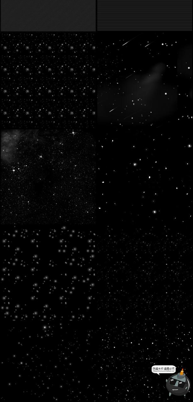 图片[5]-白色透明线条格子网格星空星光防盗水印底纹照片美化PNG免抠素材-设计猿