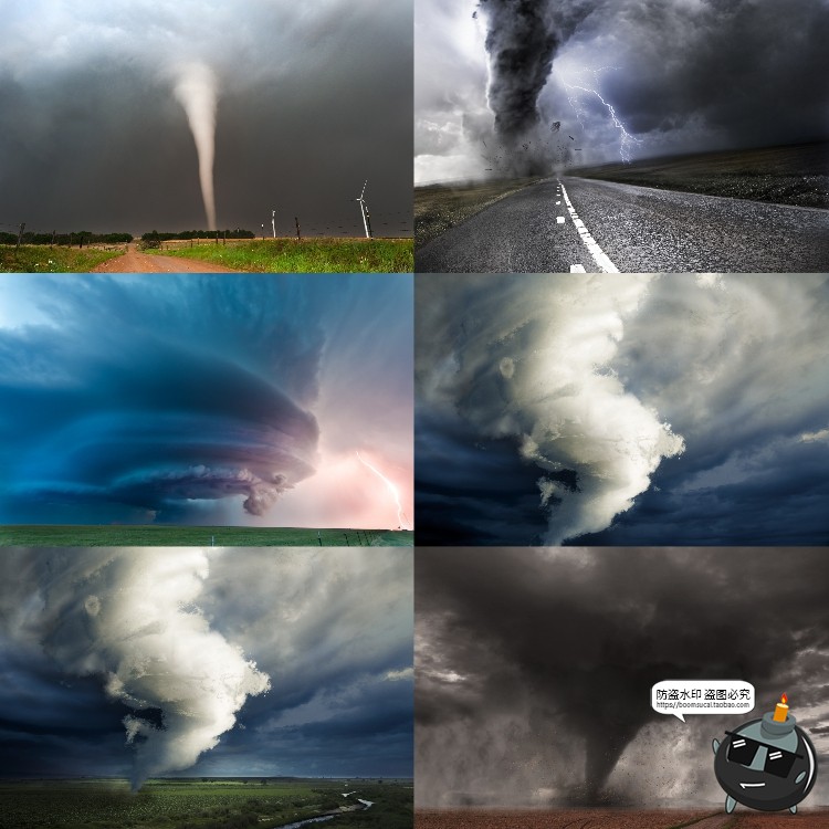 图片[4]-灾难末日龙卷风狂风暴风台风高清图JPG图片PS后期特效合成PS素材-设计猿