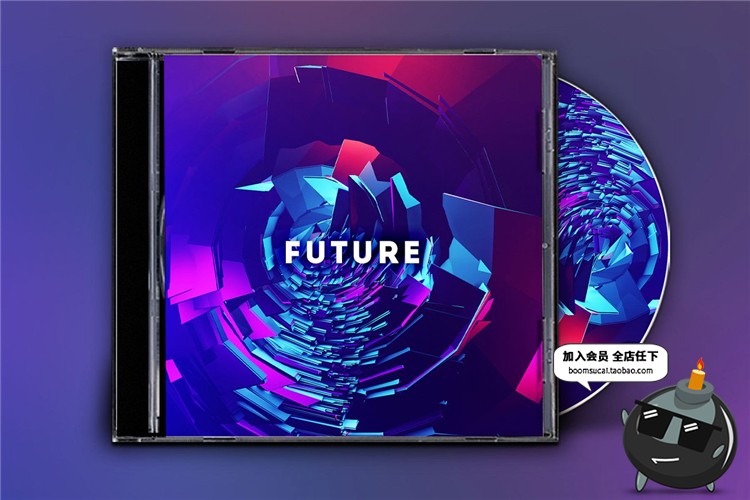 图片[2]-高清3D未来炫彩抽象三维碎片几何立体图形JPG图片背景纹理素材-设计猿