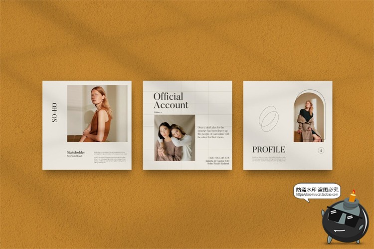 图片[2]-优雅文艺欧式时尚海报框架品牌宣传广告图文排版PSD模板PS素材-设计猿