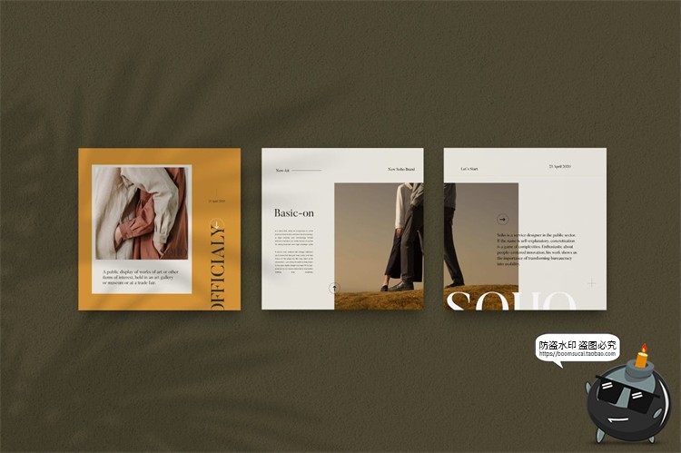 图片[3]-优雅文艺欧式时尚海报框架品牌宣传广告图文排版PSD模板PS素材-设计猿