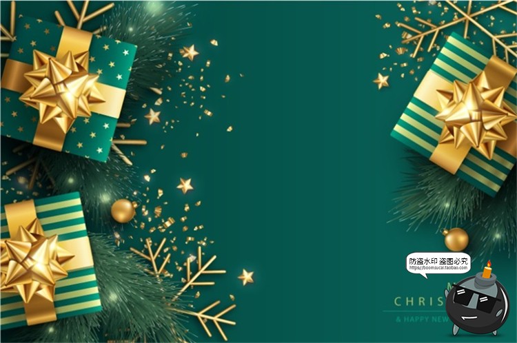 图片[7]-圣诞节新年元旦春节礼物喜庆广告促销海报矢量AI分层模板素材图-设计猿