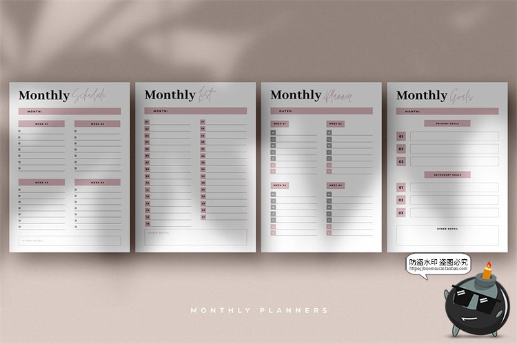 图片[4]-待办事项列表工作计划表格网格日程排列格子记录排版AI矢量素材-设计猿