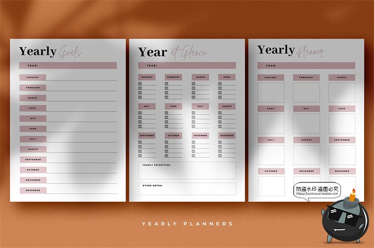 图片[5]-待办事项列表工作计划表格网格日程排列格子记录排版AI矢量素材-设计猿