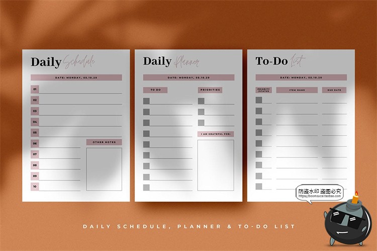 图片[8]-待办事项列表工作计划表格网格日程排列格子记录排版AI矢量素材-设计猿