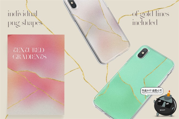 图片[5]-轻奢金箔纹理条纹渐变背景底纹纹理JPG图片PNG免抠金纹装饰素材-设计猿