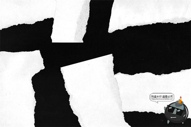 图片[2]-撕裂纸张边缘撕纸网格纸本子碎片缘效果纹理装饰元素PNG免抠素材-设计猿