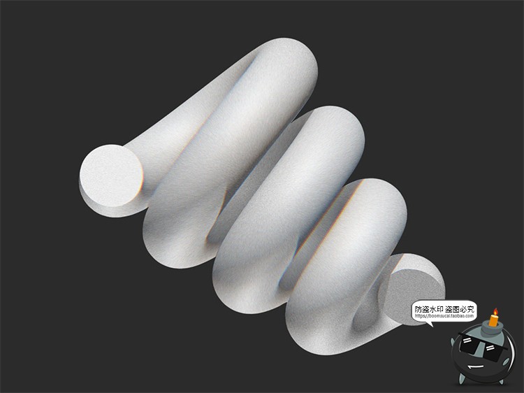 图片[3]-抽象概念形状复古颗粒感轻微故障效果立体PNG免抠装饰元素素材-设计猿