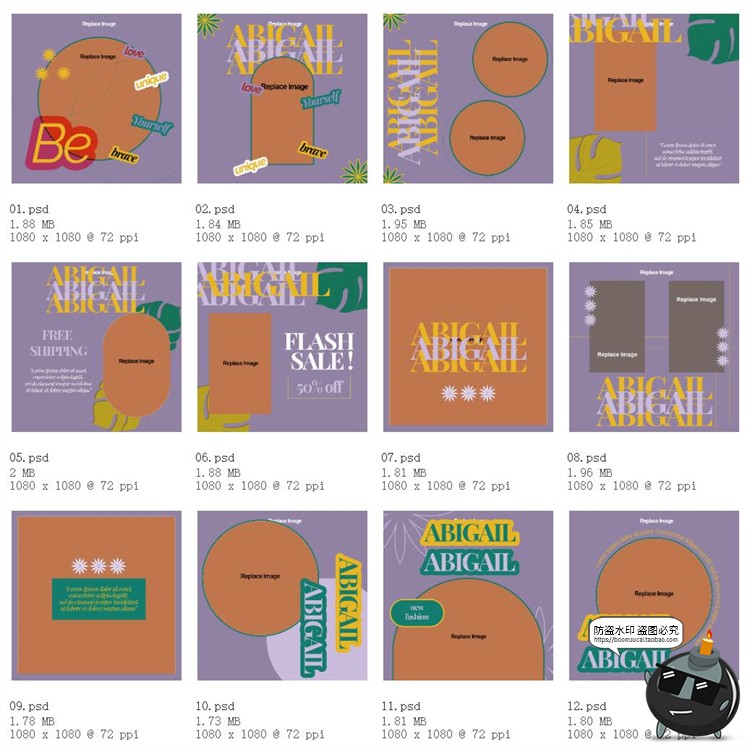 图片[10]-度假拼贴风格文字海报图文排版创意照片图片宣传排版PSD模板素材-设计猿