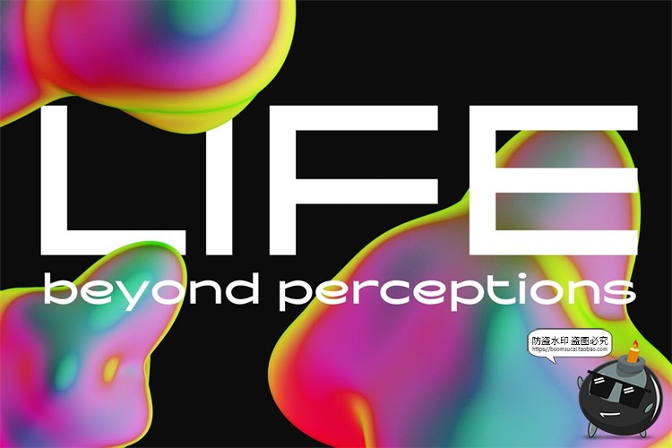 图片[7]-新复古未来派科技迷幻酸性风3D抽象液态形状PNG免抠装饰元素素材-设计猿