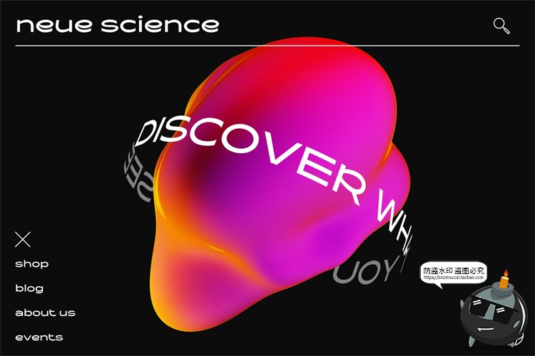 图片[10]-新复古未来派科技迷幻酸性风3D抽象液态形状PNG免抠装饰元素素材-设计猿