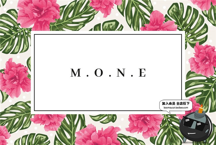 图片[9]-小清新简约植物卡片名片联系卡排版设计文艺PSD模板PS设计素材-设计猿