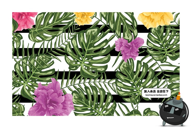 图片[11]-小清新简约植物卡片名片联系卡排版设计文艺PSD模板PS设计素材-设计猿