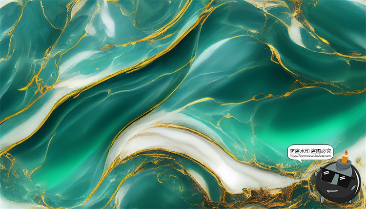 图片[6]-鎏金大理石高贵奢华光滑切面玉绿色白色材质材质背景JPG图片素材-设计猿