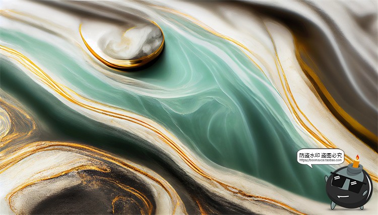 图片[13]-鎏金大理石高贵奢华光滑切面玉绿色白色材质材质背景JPG图片素材-设计猿