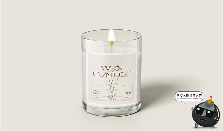 图片[8]-复古文艺花卉美妆香薰产品包装标签贴纸排版AI矢量PSD模板PS素材-设计猿