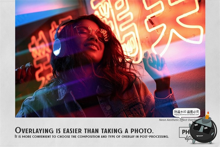 图片[2]-霓虹美学炫光特效夜店灯带效果照片叠加层后期合成JPG图片素材-设计猿