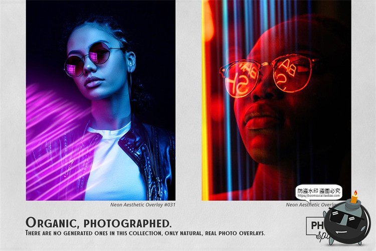 图片[3]-霓虹美学炫光特效夜店灯带效果照片叠加层后期合成JPG图片素材-设计猿