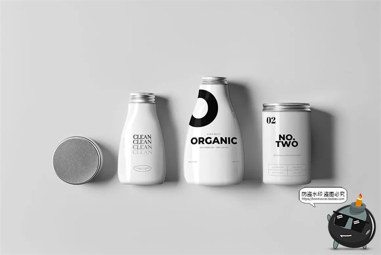 图片[17]-简约标签模板排版化妆品瓶罐子美容霜管咖啡自制包装AI矢量素材-设计猿