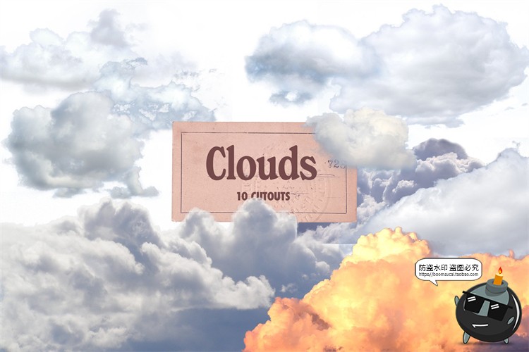 图片[7]-复古怀旧风老物件创意插画艺术拼贴剪切画元素PNG免抠装饰素材-设计猿