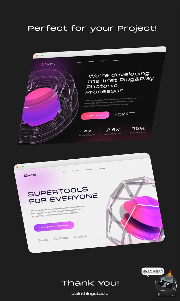 图片[5]-未来科幻水晶玻璃半透明赛博朋克抽象3D立体几何PNG免抠图片素材-设计猿