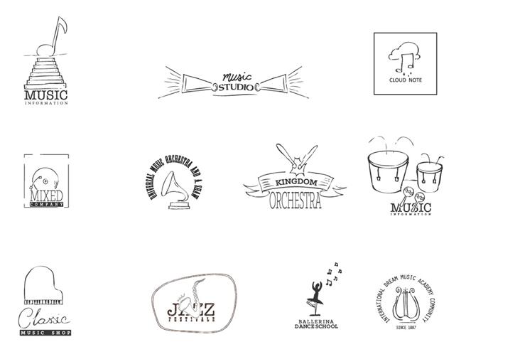 图片[2]-乐器小提琴吉他耳机音乐插画免抠PNG元素PSD模板PS高清设计PS素材-设计猿