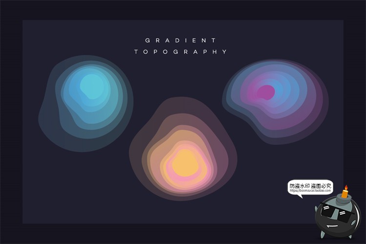 图片[16]-未来派复古赛博朋克基础元素全息渐变形状AI矢量PNG免抠设计素材-设计猿