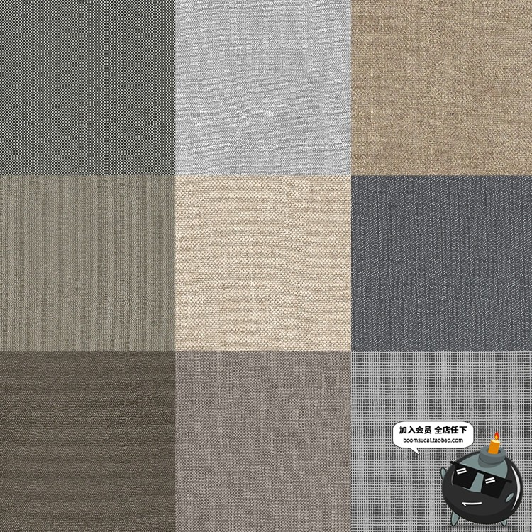 图片[3]-纯色亚麻布粗布纱布纹理贴图材质背景JPG图片PS图片平面设计素材-设计猿