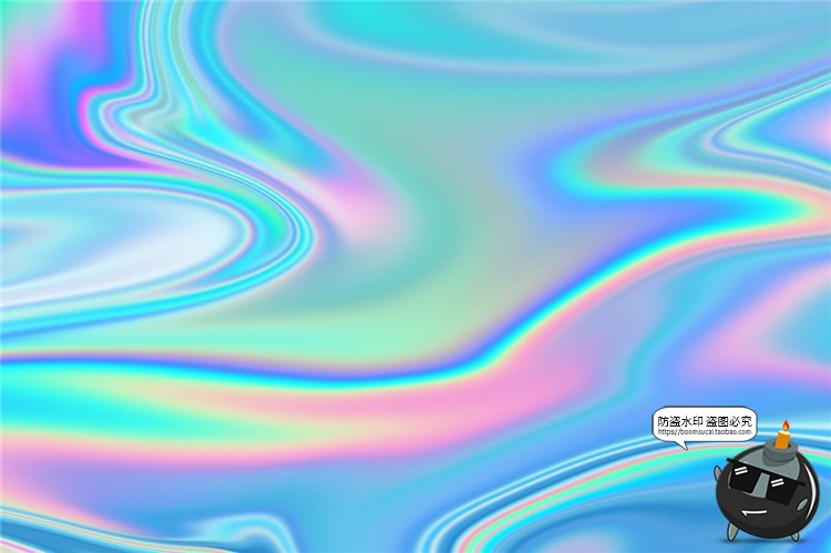 图片[4]-全息渐变色彩时尚抽象流体液体多彩彩色背景底纹纹理JPG图片素材-设计猿