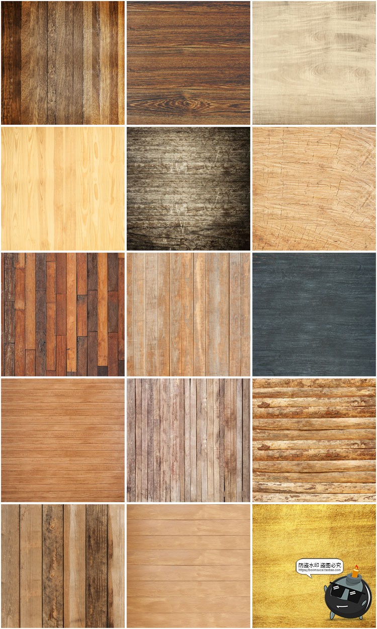 图片[5]-黄色深色浅色木纹长条木板破旧材质复古JPG高清图片背景图PS素材-设计猿