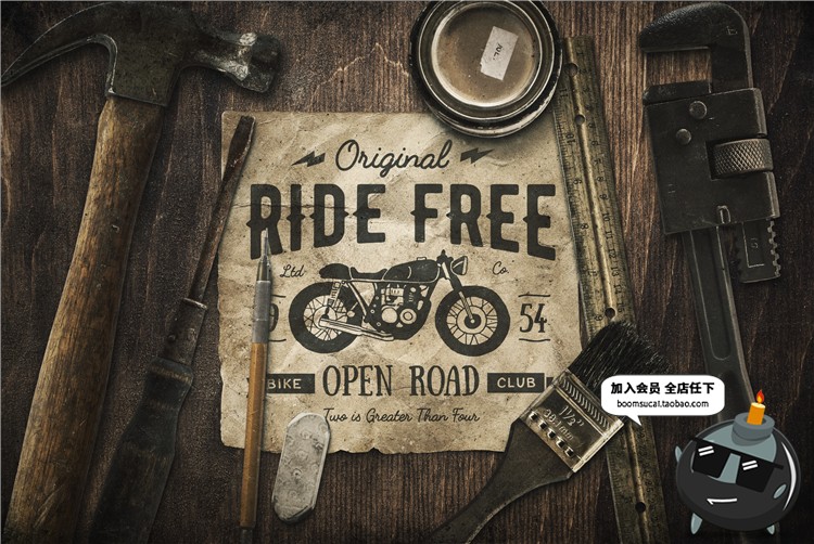 图片[3]-时光怀旧古董场景古老工作桌面物品焦点图元素PSD模板PS设计素材-设计猿