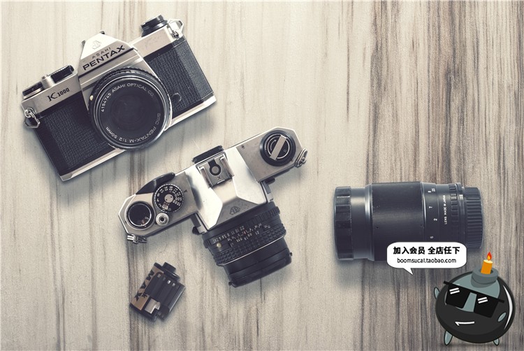 图片[6]-时光怀旧古董场景古老工作桌面物品焦点图元素PSD模板PS设计素材-设计猿