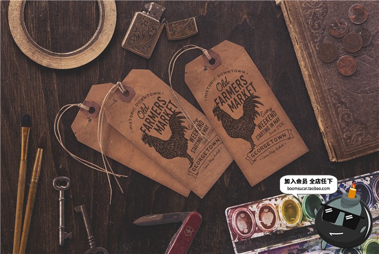 图片[18]-时光怀旧古董场景古老工作桌面物品焦点图元素PSD模板PS设计素材-设计猿