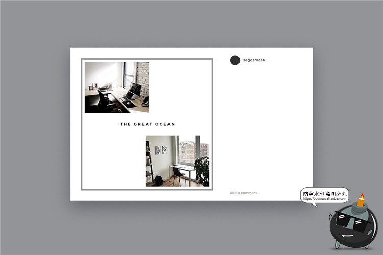 图片[8]-白色极简简约风格故事贴图记录生活海报图文排版PSD模板PS素材-设计猿