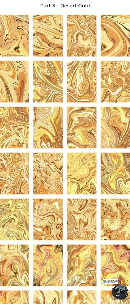 图片[2]-鎏金抽象艺术液体奢华金属扭曲流体渐变纹理背景底纹JPG图片素材-设计猿