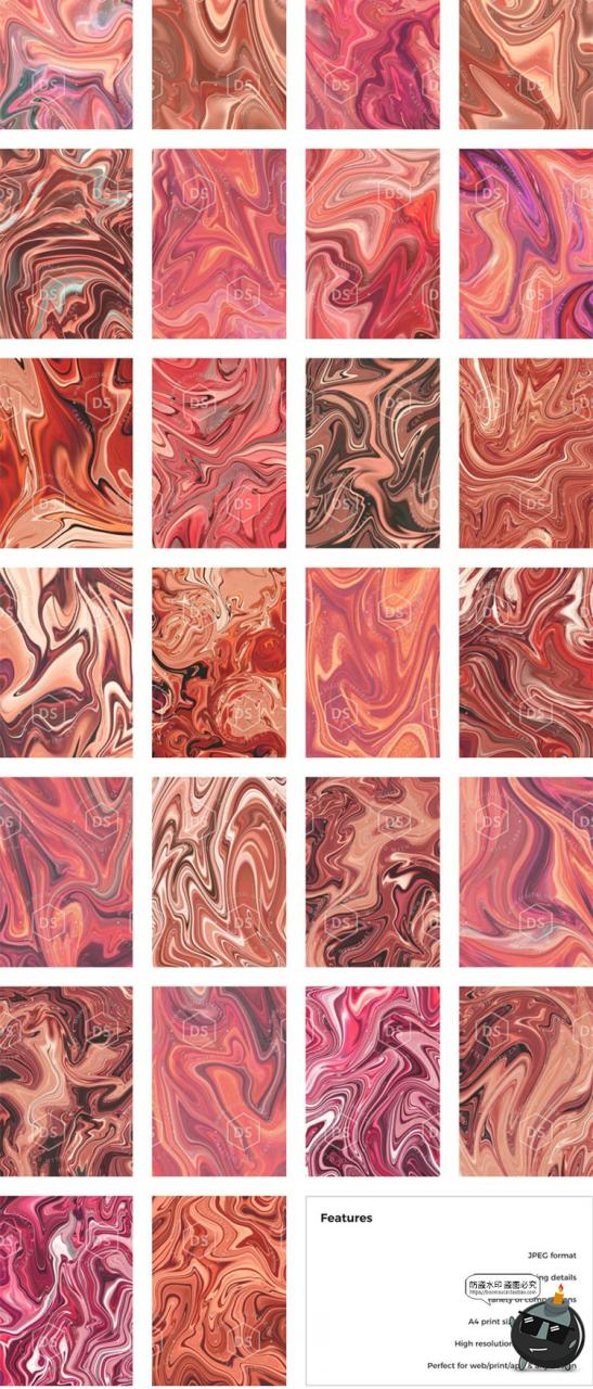 图片[11]-鎏金抽象艺术液体奢华金属扭曲流体渐变纹理背景底纹JPG图片素材-设计猿