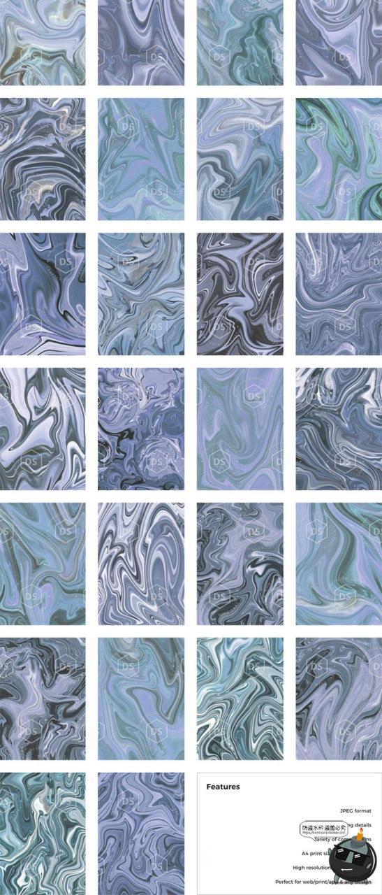 图片[13]-鎏金抽象艺术液体奢华金属扭曲流体渐变纹理背景底纹JPG图片素材-设计猿