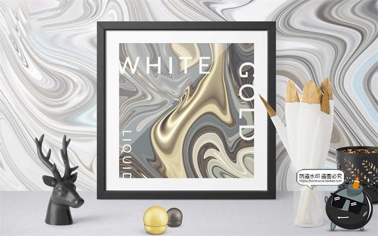 图片[21]-鎏金抽象艺术液体奢华金属扭曲流体渐变纹理背景底纹JPG图片素材-设计猿