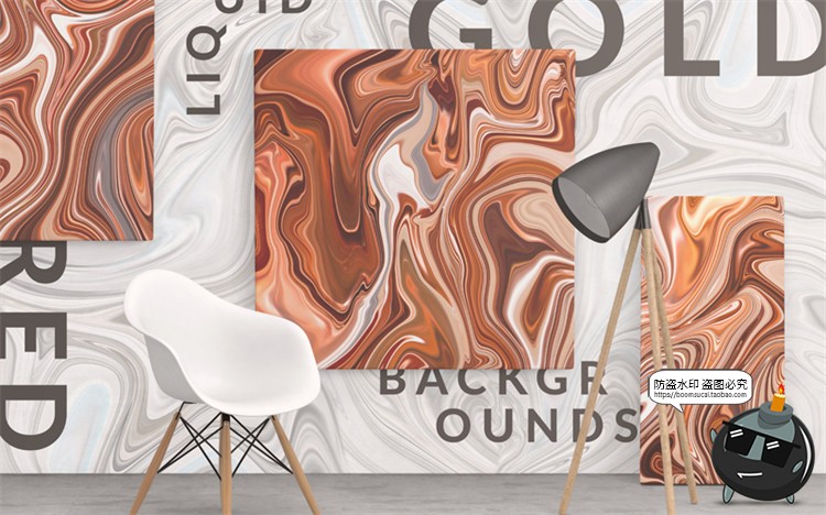 图片[23]-鎏金抽象艺术液体奢华金属扭曲流体渐变纹理背景底纹JPG图片素材-设计猿