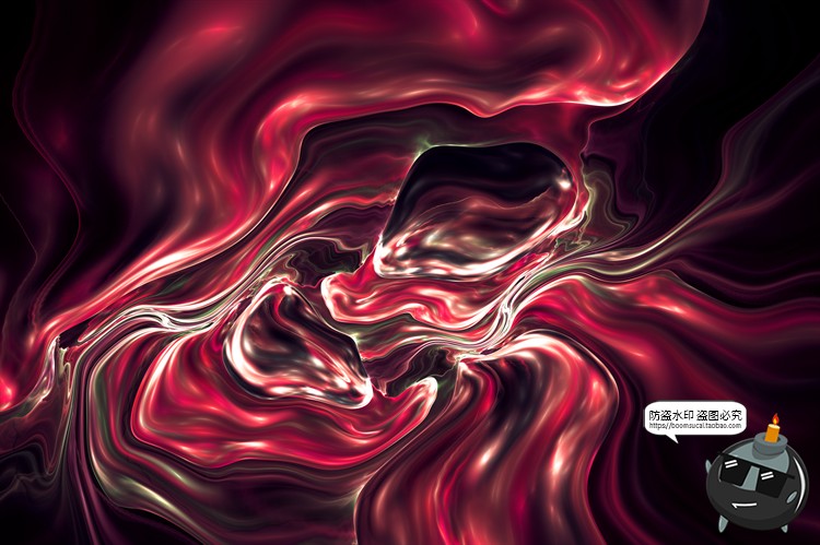 图片[3]-科幻液态抽象液体流体变异扭曲异形光效背景底纹纹理JPG图片素材-设计猿